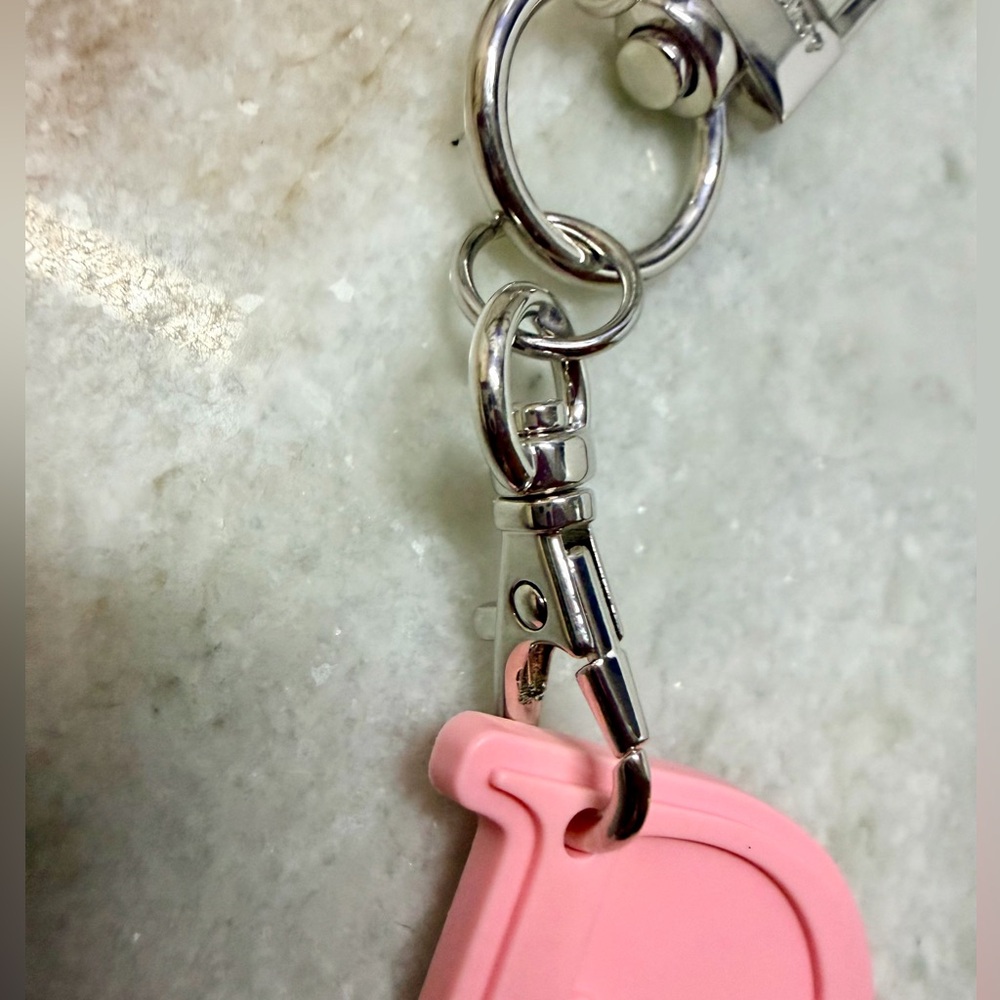 Pink/Silver Dior Addict Rosy Glow Scented “Gum” Keychain New in Bag. SEALED - Picture 7 of 16